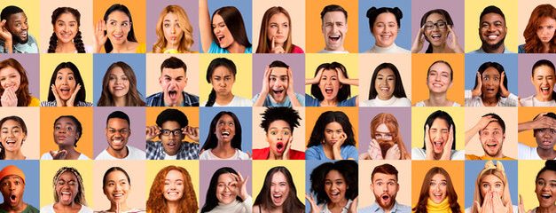 The emotions crossing human body