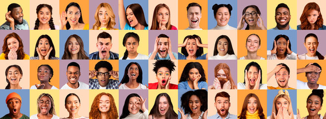 The emotions crossing human body