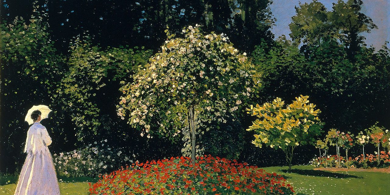 Claude Monet cuprins de fascinația naturii